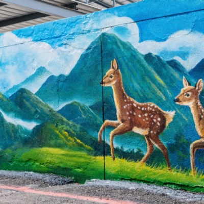 鳳山開漳聖王廟牆面彩繪